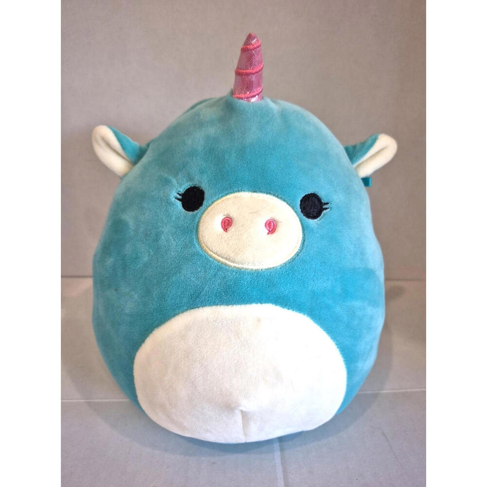 Original Squishmallows 8" ACE the Teal Unicorn Squishmallow ©2019 Stuffed Plush